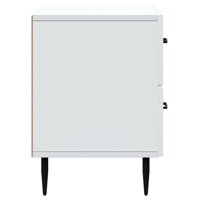 Dulap de noapte Alb 62 x 34,5 x 47,5 cm Lemn prelucrat - WALTI WALTI