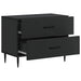 Dulap de noapte Negru 62 x 34,5 x 47,5 cm Lemn prelucrat - WALTI WALTI