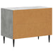 Dulap de noapte Gri Beton 62 x 34,5 x 47,5 cm Lemn prelucrat - WALTI WALTI