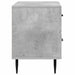 Dulap de noapte Gri Beton 62 x 34,5 x 47,5 cm Lemn prelucrat - WALTI WALTI