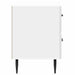 Dulap de noapte cu sertar Alb foarte lucios 62 x 34,5 x 47,5 cm - WALTI WALTI