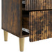 Dulap de noapte cu sertar Stejar fumuriu 62 x 34,5 x 47,5 cm - WALTI WALTI