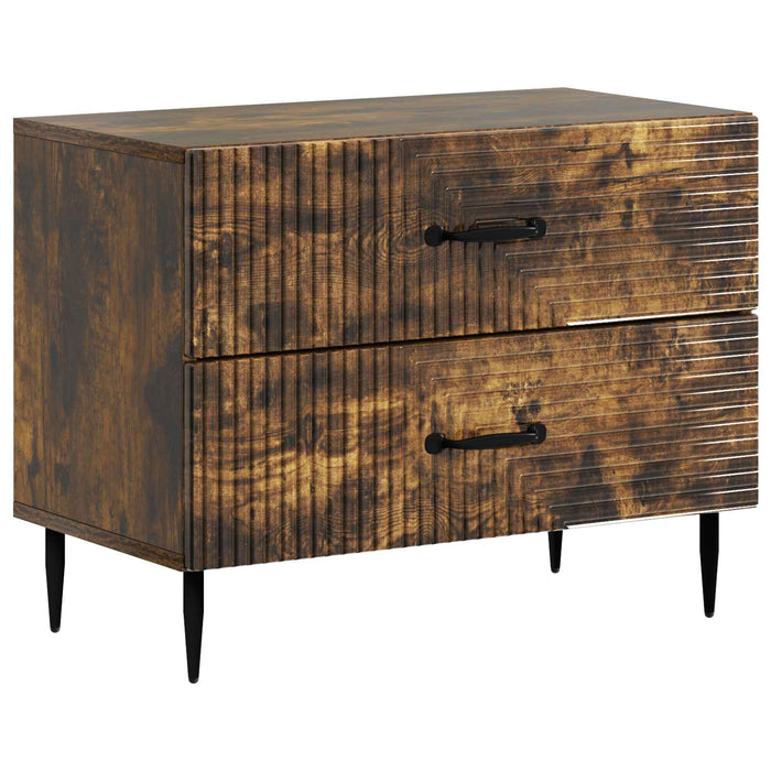 Dulap de noapte cu sertar Stejar fumuriu 62 x 34,5 x 47,5 cm - WALTI WALTI