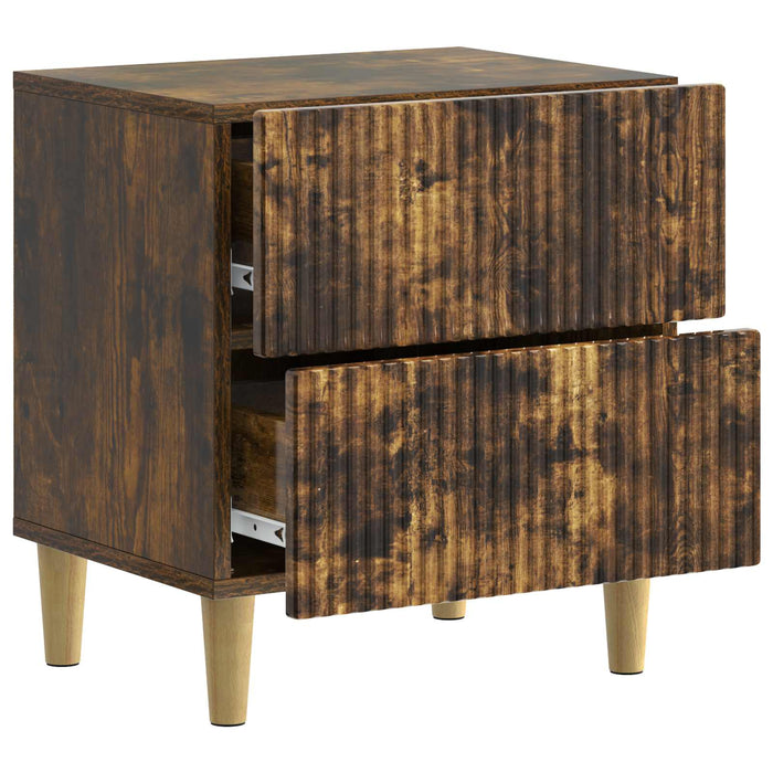 Dulap de noapte cu sertar Stejar fumuriu 62 x 34,5 x 47,5 cm - WALTI WALTI