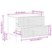 Dulap de noapte cu sertar Stejar fumuriu 62 x 34,5 x 47,5 cm - WALTI WALTI