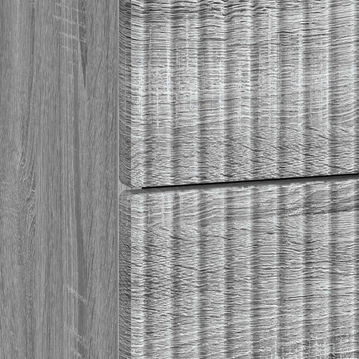 Dulap de noapte Sonoma gri 62 x 34,5 x 47,5 cm Lemn prelucrat - WALTI WALTI