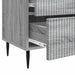 Dulap de noapte Sonoma gri 62 x 34,5 x 47,5 cm Lemn prelucrat - WALTI WALTI
