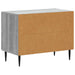 Dulap de noapte Sonoma gri 62 x 34,5 x 47,5 cm Lemn prelucrat - WALTI WALTI