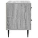 Dulap de noapte Sonoma gri 62 x 34,5 x 47,5 cm Lemn prelucrat - WALTI WALTI
