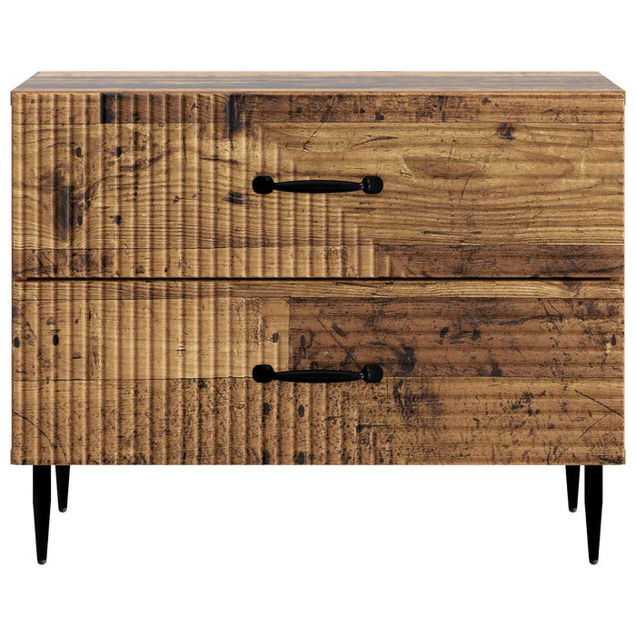 Dulap de noapte Lemn vechi 62 x 34,5 x 47,5 cm Lemn prelucrat - WALTI WALTI