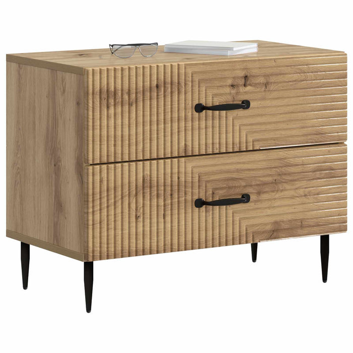 Dulap de noapte cu sertar Stejar Artizanal 62 x 34,5 x 47,5 cm - WALTI WALTI
