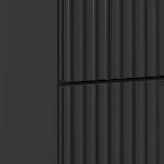 Dulap de noapte Negru 43 x 41 x 66,5 cm Lemn prelucrat - WALTI WALTI