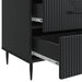 Dulap de noapte Negru 43 x 41 x 66,5 cm Lemn prelucrat - WALTI WALTI