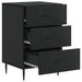 Dulap de noapte Negru 43 x 41 x 66,5 cm Lemn prelucrat - WALTI WALTI