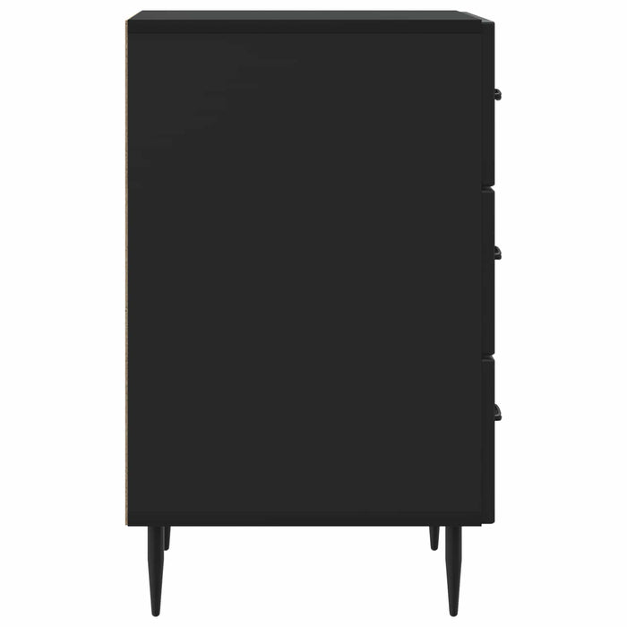 Dulap de noapte Negru 43 x 41 x 66,5 cm Lemn prelucrat - WALTI WALTI