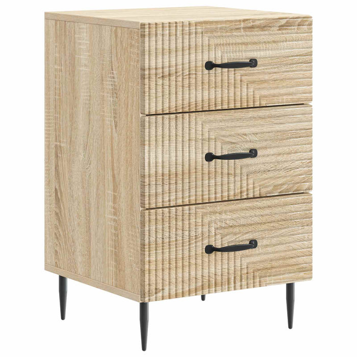 Dulap de noapte Stejar Sonoma 43 x 41 x 66,5 cm Lemn prelucrat - WALTI WALTI