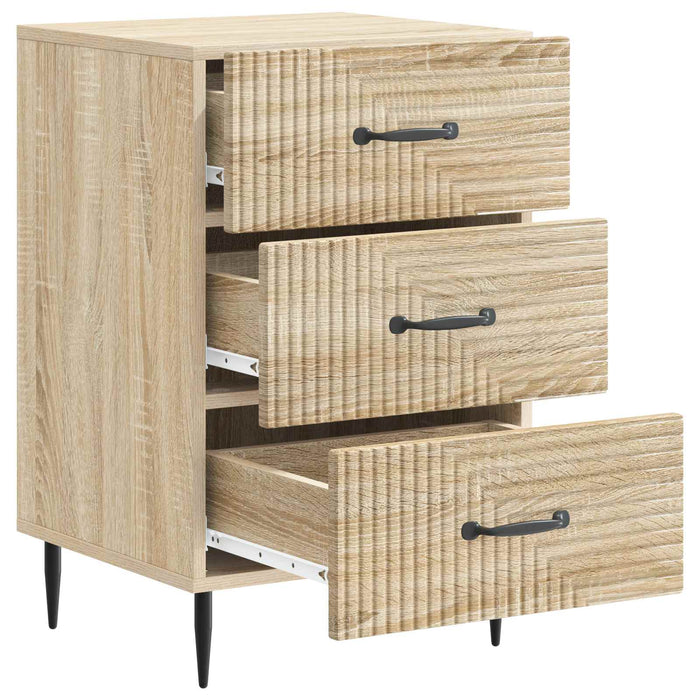Dulap de noapte Stejar Sonoma 43 x 41 x 66,5 cm Lemn prelucrat - WALTI WALTI