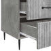 Dulap de noapte Gri Beton 43 x 41 x 66,5 cm Lemn prelucrat - WALTI WALTI