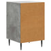 Dulap de noapte Gri Beton 43 x 41 x 66,5 cm Lemn prelucrat - WALTI WALTI