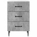 Dulap de noapte Gri Beton 43 x 41 x 66,5 cm Lemn prelucrat - WALTI WALTI