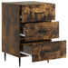 Dulap de noapte Stejar fumuriu 43 x 41 x 66,5 cm Lemn prelucrat - WALTI WALTI