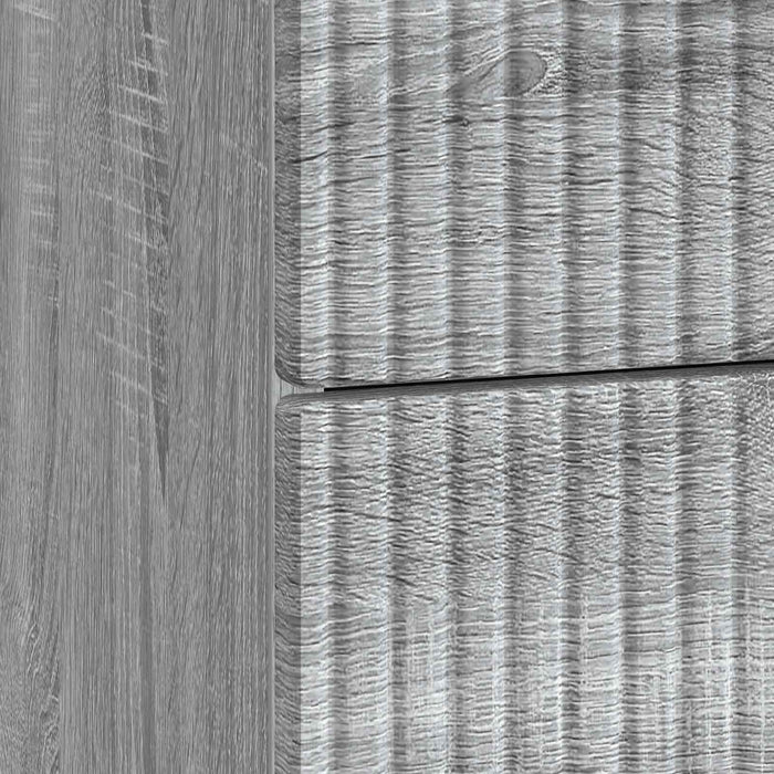 Dulap de noapte Sonoma gri 43 x 41 x 66,5 cm Lemn prelucrat - WALTI WALTI