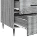Dulap de noapte Sonoma gri 43 x 41 x 66,5 cm Lemn prelucrat - WALTI WALTI