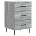 Dulap de noapte Sonoma gri 43 x 41 x 66,5 cm Lemn prelucrat - WALTI WALTI