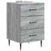 Dulap de noapte Sonoma gri 43 x 41 x 66,5 cm Lemn prelucrat - WALTI WALTI