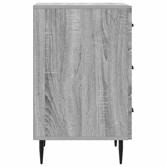 Dulap de noapte Sonoma gri 43 x 41 x 66,5 cm Lemn prelucrat - WALTI WALTI