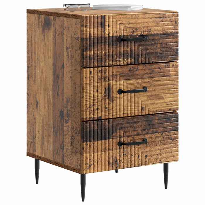 Dulap de noapte Lemn vechi 43 x 41 x 66,5 cm Lemn prelucrat - WALTI WALTI