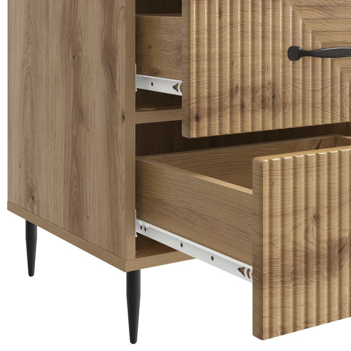 Dulap de noapte cu sertar Stejar Artizanal 43 x 41 x 66,5 cm - WALTI WALTI