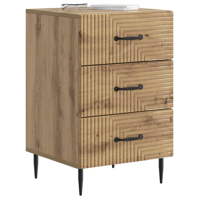 Dulap de noapte cu sertar Stejar Artizanal 43 x 41 x 66,5 cm - WALTI WALTI