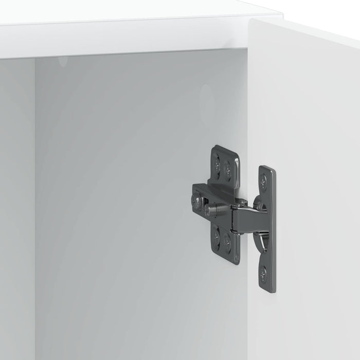 Dulap de noapte 2 pcs Alb 43 x 34,5 x 50 cm Lemn prelucrat - WALTI WALTI