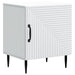 Dulap de noapte 2 pcs Alb 43 x 34,5 x 50 cm Lemn prelucrat - WALTI WALTI