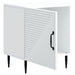 Dulap de noapte 2 pcs Alb 43 x 34,5 x 50 cm Lemn prelucrat - WALTI WALTI