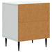 Dulap de noapte 2 pcs Alb 43 x 34,5 x 50 cm Lemn prelucrat - WALTI WALTI