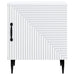 Dulap de noapte 2 pcs Alb 43 x 34,5 x 50 cm Lemn prelucrat - WALTI WALTI