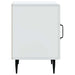 Dulap de noapte 2 pcs Alb 43 x 34,5 x 50 cm Lemn prelucrat - WALTI WALTI