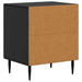 Dulap de noapte Negru 43 x 34,5 x 50 cm Lemn prelucrat - WALTI WALTI