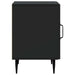 Dulap de noapte Negru 43 x 34,5 x 50 cm Lemn prelucrat - WALTI WALTI
