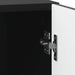 Dulap de noapte 2 pcs Negru 43 x 34,5 x 50 cm Lemn prelucrat - WALTI WALTI