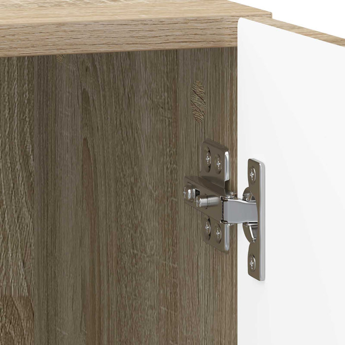 Dulap de noapte Stejar Sonoma 43 x 34,5 x 50 cm Lemn prelucrat - WALTI WALTI