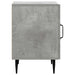 Dulap de noapte Gri Beton 43 x 34,5 x 50 cm Lemn prelucrat - WALTI WALTI