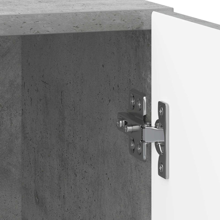 Dulap de noapte 2 pcs Gri Beton 43 x 34,5 x 50 cm - WALTI WALTI