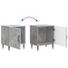 Dulap de noapte 2 pcs Gri Beton 43 x 34,5 x 50 cm - WALTI WALTI