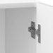 Dulap de noapte 2 pcs Alb foarte lucios 43 x 34,5 x 50 cm - WALTI WALTI