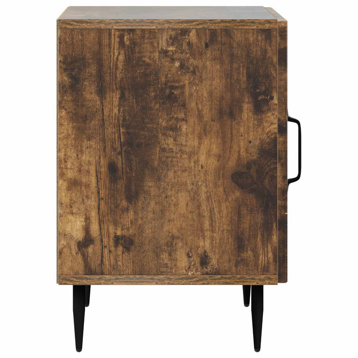 Dulap de noapte 2 pcs Stejar fumuriu 43 x 34,5 x 50 cm - WALTI WALTI