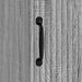 Dulap de noapte Sonoma gri 43 x 34,5 x 50 cm Lemn prelucrat - WALTI WALTI