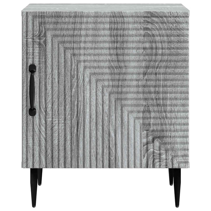Dulap de noapte 2 pcs Sonoma gri 43 x 34,5 x 50 cm - WALTI WALTI